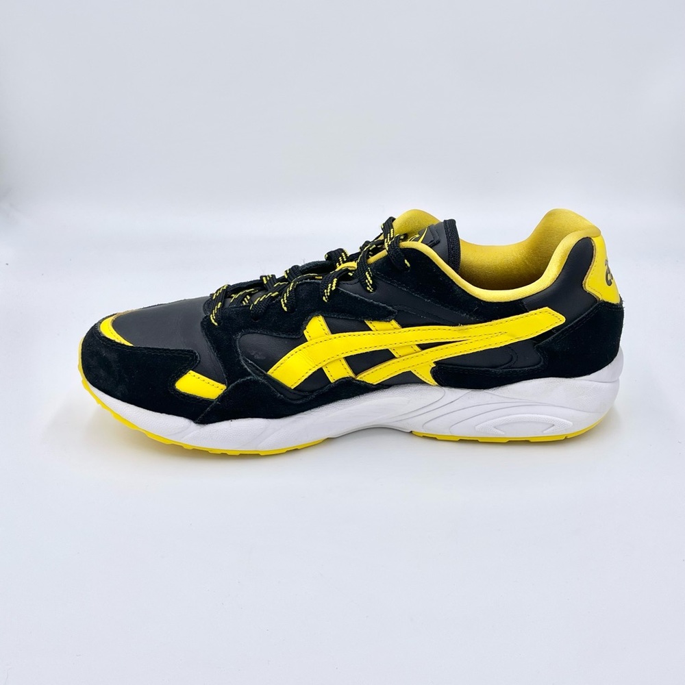 Asics Gel Diablo ‘Welcome To The Dojo’ Sun Logo Yellow Black Sneaker Men’s Sz 10 - Picture 7 of 11